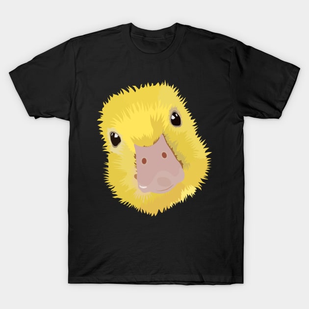 Cute Little Baby Duckling Simplistic Art T-Shirt by GregFromThePeg